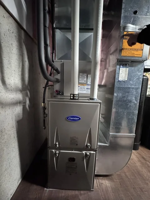 Residential furnace installation completed by Infiniti Air